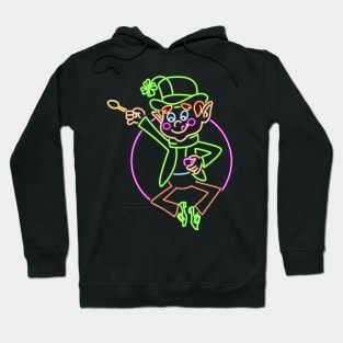 lucky charm neon style Hoodie